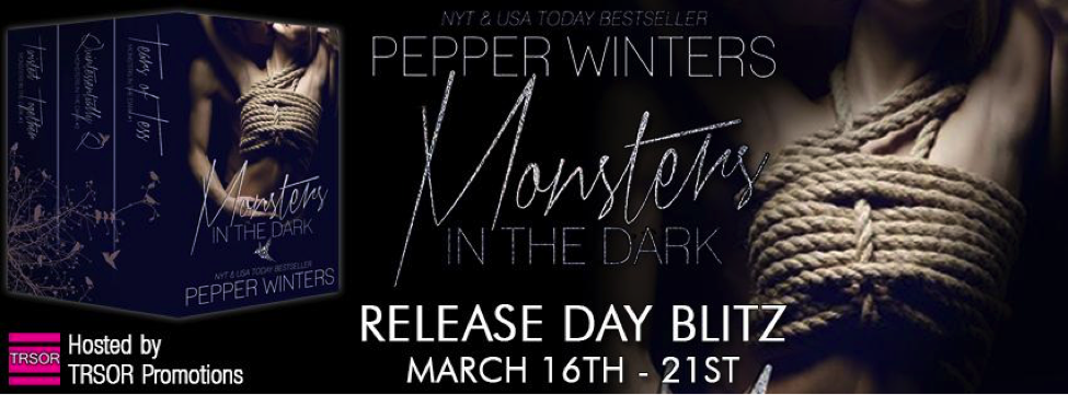 Release Day: The Monsters in the Dark Box Set by Pepper Winters + Giveaway